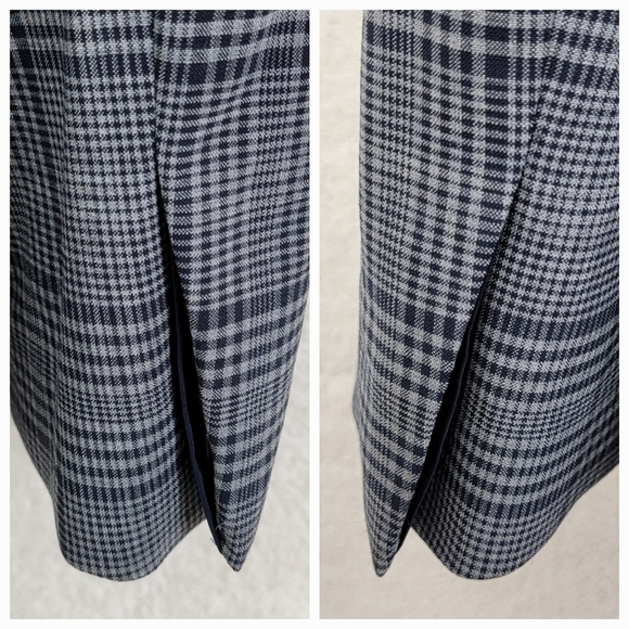 J. Crew Gray Plaid Sommerset Italian Wool Single Breasted Preppy Blazer Sz 6 - Picture 10 of 16